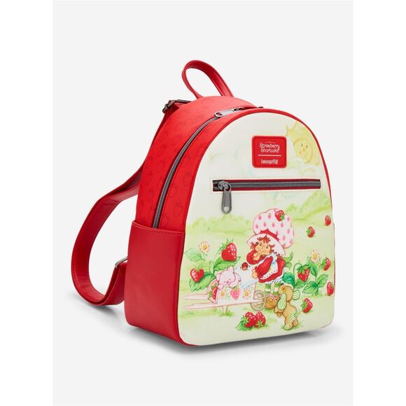 Loungefly Strawberry Shortcake Gardening Mini Backpack - Picture 3 of 5